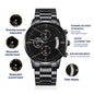 CUSTOM MADE WATCH - GIFT FOR ALL SPECIAL MEN IN YOUR LIFE