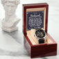 MEN'S OPENWORK WATCH ( INCLUDES MESSAGE CARD ) - GIFT FOR HUSBAND