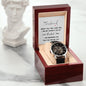 MEN'S OPENWORK WATCH ( INCLUDES MESSAGE CARD ) - GIFT FOR HUSBAND