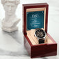 MEN'S OPENWORK WATCH ( INCLUDES MESSAGE CARD ) - GIFT FOR DAD