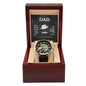 MEN'S OPENWORK WATCH ( INCLUDES MESSAGE CARD ) - GIFT FOR DAD