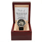 MEN'S OPENWORK WATCH ( INCLUDES MESSAGE CARD ) - GIFT FOR HUSBAND