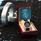 MEN'S OPENWORK WATCH ( INCLUDES MESSAGE CARD ) - GIFT FOR DAD