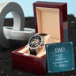 MEN'S OPENWORK WATCH ( INCLUDES MESSAGE CARD ) - GIFT FOR DAD