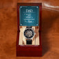MEN'S OPENWORK WATCH ( INCLUDES MESSAGE CARD ) - GIFT FOR DAD