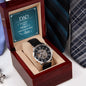 MEN'S OPENWORK WATCH ( INCLUDES MESSAGE CARD ) - GIFT FOR DAD