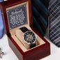 MEN'S OPENWORK WATCH ( INCLUDES MESSAGE CARD ) - GIFT FOR HUSBAND