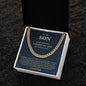 To My Son - Cuban Link Chain