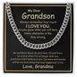 My Dear Grandson - Cuban Link Chain