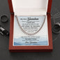 My Dear Grandson - Cuban Link Chain