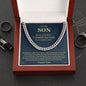 To My Son - Cuban Link Chain