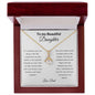 To My Beautiful Daughter - Alluring Beauty Necklace