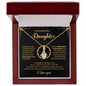 To My Beautiful Daughter - Alluring Beauty Necklace