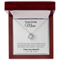 To My Loving Mom - Love Knot Necklace