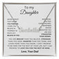 To My Daughter - CUSTOM NAME NECKLACE
