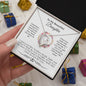 To My Beautiful Daughter - Forever Love Necklace