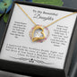 To My Beautiful Daughter - Forever Love Necklace