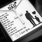 To My Dad - Cross Necklace