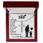 To My Dad - Cross Necklace