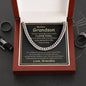 My Dear Grandson - Cuban Link Chain