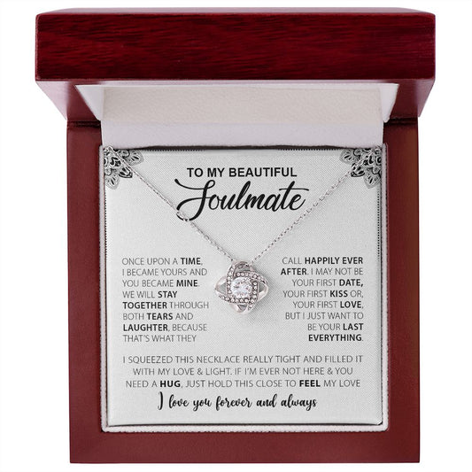 To My Beautiful Soulmate - Love Knot Necklace